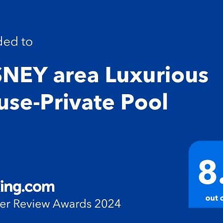 Disney Area Luxurious House-Private Pool Kissimmee Exterior foto